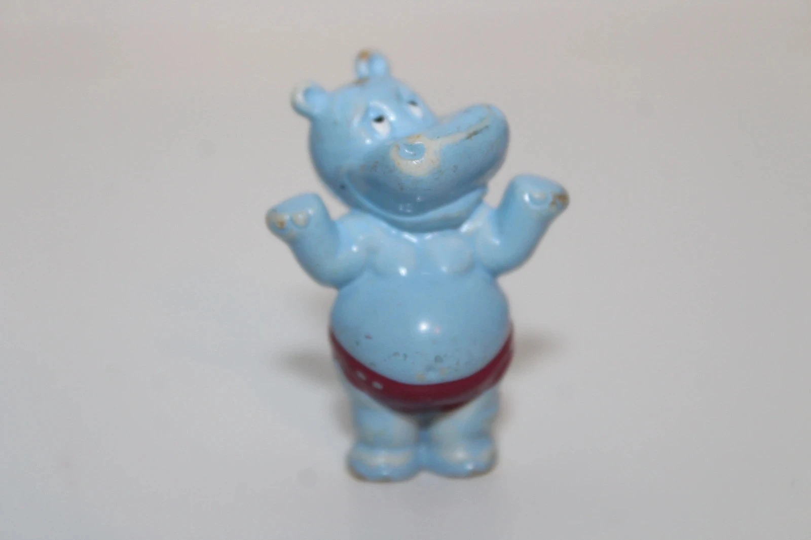 Figurine Hippo Baloon - Happy Hippos im Fitnessfieber - 1990